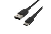 Kabel USB - Belkin BoostCharge USB-A to USB-C Cable - Braided - 2m - Black - CAB002BT2MBK
