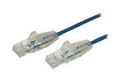 Kabel sieciowy - StarTech.com 1m CAT6 Cable - Blue Slim CAT6 Patch Cord - Snagless - LSZH - patch cable - 1 m - blue - Niebieski - 1m - N6PAT100CMBLS
