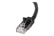 Kabel sieciowy - StarTech.com Cat6 Ethernet Cable - 30.5 m - black - Czarny - 30m - N6PATCH100BK