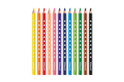 Materialy hobbystyczne - Pelikan 12 SILVERINO JUMBO kolorowe kredki 700627 - 100401596