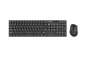 Klawiatura - Natec Stingray - keyboard and mouse set - black - Zestaw klawiatura i mysz - Czarny - NZB-1440