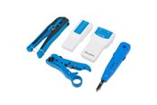 Akcesoria sieciowe - Lanberg NT-0302 Network Toolkit RJ45 RJ11 Cable Tester - Crimping Stripping LSA-Insertion Tool - NT-0302