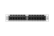 Akcesoria sieciowe - Lanberg PPU5-9012-S - patch panel - 1U - 10" - PPU5-9012-S