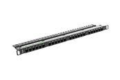 Akcesoria sieciowe - Lanberg PPU5-0024-B - patch panel - 0.5U - 19" - PPU5-0024-B