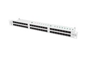 Akcesoria sieciowe - Lanberg PPU5-1048-S - patch panel - 1U - 19" - PPU5-1048-S