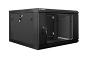Szafa rack - Lanberg WF01-6606-10B - 6U Wall Mount Rack Cabinet - WF01-6606-10B