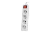 Kabel zasilający (zewnętrzny) - Lanberg - power strip - 2500 Watt - PS1-04E-0150-W