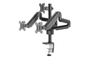 Uchwyt na monitor - Deltaco Office triple hydraulisk monitor-arm 17"-27" - ARM-0352