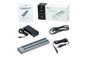 USB hub - I-Tec USB 3.0 Charging HUB - 16-Port - 90W - USB 3.0 Type-A USB hub - 16 - Szary - U3CHARGEHUB16