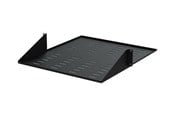 Szafa rack - StarTech.com 2 Post Server Rack Shelf - Vented - Center Mount - Black - Supports up to 75 lb. - 2 post Network Rack Shelf rack shelf - 2U - CABSHF2POSTV2