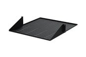 Szafa rack - StarTech.com 2 Post Server Rack Shelf - Vented - Center Mount - Black - Supports up to 75 lb. - 2 post Network Rack Shelf rack shelf - 2U - CABSHF2POSTV2