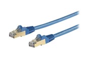 Kabel sieciowy - StarTech.com 10m CAT6a Ethernet Cable - Blue RJ45 Shielded Cable Snagless - patch cable - 10 m - blue - Niebieski - 10m - 6ASPAT10MBL
