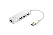 USB hub - LevelOne USB-0503 - hub - 3 ports USB hub - 3 - Biały - USB-0503