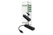 USB hub - Inter-Tech Argus IT-310 USB hub - 3 - Czarny - 88885439