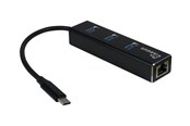 USB hub - Inter-Tech Argus IT-410 USB hub - 3 - Czarny - 88885440