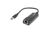 Adapter Sieciowy (karta sieciowa, serwer druku, itp.) - Lanberg NC-1000-01 USB 3.0 RJ45 1G Ethernet Adapter - NC-1000-01