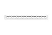 Akcesoria sieciowe - Lanberg PPKS-1024-S - patch panel (blank) - 1U - 19" - PPKS-1024-S
