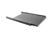 Szafa rack - Lanberg AK-1011-B - 1U - Sliding Shelf - AK-1011-B
