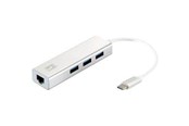 USB hub - LevelOne USB-0504 - hub - 3 ports USB hub - 3 - Biały - USB-0504