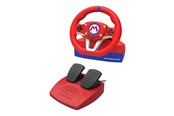 Akcesoria dla graczy - HORI Mario Kart Racing Wheel Pro Mini - Wired Wheel, gamepad and pedals set - Nintendo Switch - NSW-204U
