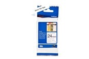 Papier, papier fotograficzny i etykiety - Brother TZe tape 24mmx8m non laminated blck/wht - TZN251