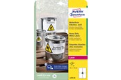 Papier, papier fotograficzny i etykiety - Avery Heavy duty labels white suitable for in- and outdoor use (-20oC to +80oC) - 4774