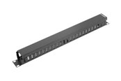 Szafa rack - Lanberg AK-1201-B - 1U - Cable Management Panel - AK-1201-B