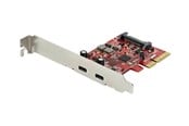 Kontroler, sterownik - StarTech.com PCIe USB 3.1 Card - 2x USB C 3.1 Gen 2 10Gbps - PCIe Gen 3 x4 - ASM3142 Chipset - USB Type C PCI Express Card - USB adapter - PEXUSB312C3