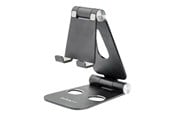 Telefon - Inne akcesoria - StarTech.com Phone and Tablet Stand - Foldable - Multi Angle - Aluminum - Black - Adjustable Smartphone / Tablet Stand - desktop stand - USPTLSTNDB