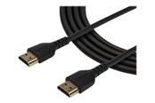 Kabel wyświetlacza - StarTech.com High Speed HDMI Cable With Ethernet - Heavy Duty - Premium Certified 4K HDMI 2.0 Cord (RDHMM2MP) - HDMI with Ethernet cable - 2 m - RHDMM2MP