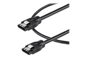 Kabel SATA & ATA - StarTech.com 0.6 m Round SATA Cable - Latching Connectors - 6Gbs SATA Cable - SATA cable - 60 cm - SATRD60CM