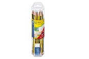 Przybory do pisania i rysowania - Staedtler Set pencil Noris + eraser 100% PEFC - 61 120P1
