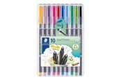 Przybory do pisania i rysowania - Staedtler Fineliner triplus 10 szt. pudełko - 334 SB10