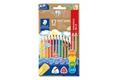 Materialy hobbystyczne - Staedtler Kredki ołówkowe Noris jumbo FSC 100% - 128 NC12P1