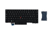 Klawiatura - Lenovo - notebook replacement keyboard - with Trackpoint - France - black - Klawiatura zamienna notebooka - Francja - Czarny - 01YP011