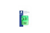 Przybory do pisania i rysowania - Staedtler D-hole tub sharpener neon green bc - 51260F50BK