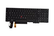 Klawiatura - Lenovo Chicony - Klawiatura zamienna notebooka - Niemcy - Czarny - 01YP612