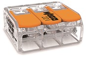 Urządzenia łączące - WAGO splicing connector 3x0.5-6mm2 transparent - 221-613
