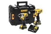 Narzedzia - Dewalt 18V XR Brushless Twin Kit - 2 x 2Ah - DCK2062D2T-QW