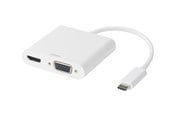 Stacja dokujaca - Deltaco USB-C docking station HDMI/VGA/USB-C 100 - USBC-HDMI16