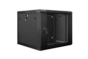 Szafa rack - Lanberg WF01-6609-10B - 9U - Wall Mount Rack Cabinet - WF01-6609-10B