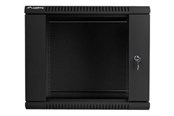 Szafa rack - Lanberg WF01-6409-10B - 9U Wall-Mounted Rack Cabinet - WF01-6409-10B
