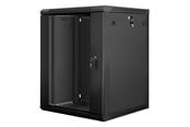 Szafa rack - Lanberg WF01-6615-10B - 15U - Wall Mount Rack Cabinet - WF01-6615-10B