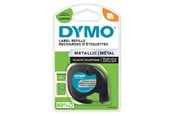Papier, papier fotograficzny i etykiety - DYMO ® LetraTag Tape 12mm x 4m (black on silver) 1-blister - S0721730