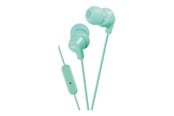 Sluchawki, zestaw sluchawkowy - JVC In Ear Headphones with Remote and Microphone - Mint - HA-FR15-Z-E