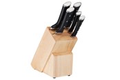 Przybory kuchenne - Tefal ICE FORCE Set  Wooden block + 5 knives - K232S574