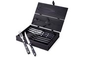Zastawa stolowa - Gense Old Farmer Black steak/grill cutlery 8 pcs - 20150