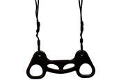 Zabawki na zewnątrz - Nordic Play trapeze swing black with black rope - 805-465