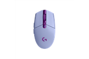 Myszka - Logitech G305 LIGHTSPEED - Lilac - Myszka do gier - Optyczny - 6 - Fioletowy z RGB - 910-006023