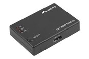 Przełącznik ekranu i dźwięku - Lanberg SWV-HDMI-0003 - video/audio switch - 3 ports - SWV-HDMI-0003
